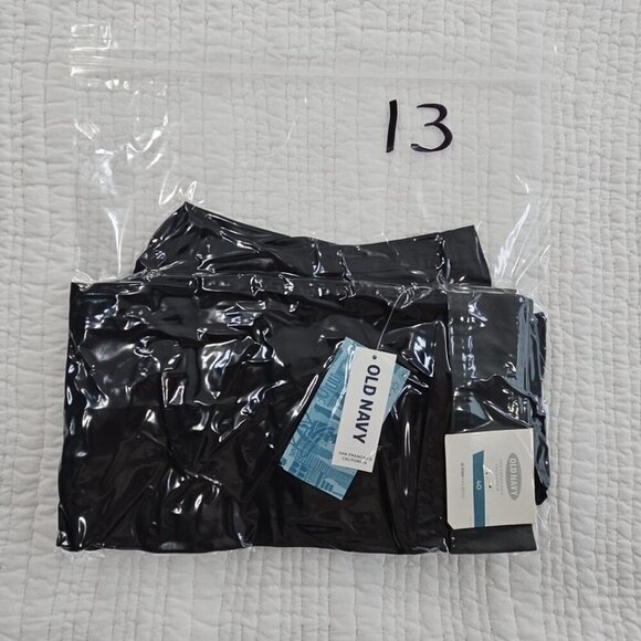 Old Navy California Board Shorts Men's 40 Ink Black Drawstring 10" Inseam NWT - Picture 15 of 15